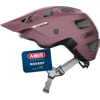 ABUS MTB-Helm MoDrop - robuster Fahrradhelm mit guter Belüftung für Mountainbiker - individuelle Passform - Unisex - Rot, M