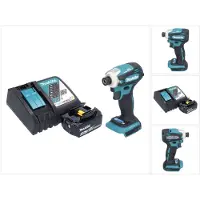 Makita DTD 172 RM1 Akku Schlagschrauber 18 V 180 Nm 1/4" Brushless + 1x Akku 4,0 Ah + Ladegerät