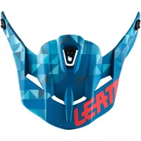 Leatt Motorradhelm Visier für GPX Blau/Rot Helm Größe M/XXL
