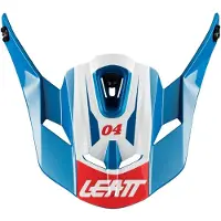 Leatt Motorradhelm Visier für GPX Helm blau/weiß Größe M/XXL