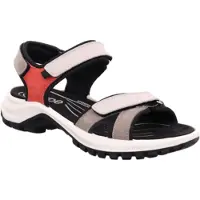 Rohde Sandalen Novara 5394 Damen Black / Bone / Salmon-Schuhgröße 37