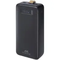 Rivacase VA1083, 30000 mAh, Lithium Polymer (LiPo), Quick Charge 3.0, Schwarz