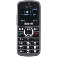 Beghelli SLV10, Balken, Dual-SIM, 4,5 cm (1.77"), 1,3 MP, 800 mAh, Schwarz