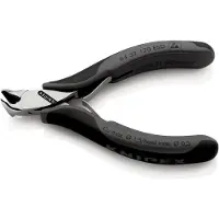 Knipex Elektronikvornschn.L.120m m Form 3 Facette ja,kleine spiegelpol.