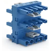 Wago 770-1947 5-fach-Verteiler,5-polig,Kod. I,blau 7701947 - 20 Stück