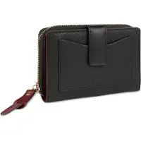 Bugatti Geldbörse Viola Ladies Zip Wallet Black - Red schwarz