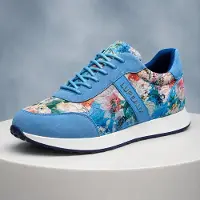 Lureaux Azure Bloom Runner - - Schöne bunte Schuhe - Einzigartiger Druck - Herren