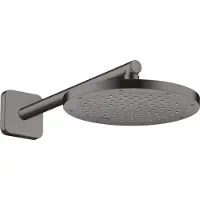 Hansgrohe AXOR ShowerSolutions Duschkopf 245, 1 Strahlart, 35380340, Farbe: Brushed Black Chrome