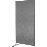 Kerkmann Büromöbelfabrik Kerkmann Sichtschutzwand Stellwand METROPOL Textil-Element 80x45x175cm grau-silber-ohne Abschlusssäule