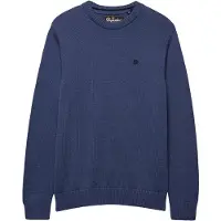 Superdry für Herren. M6110717A Preppy Baumwollpullover marineblau (M), Lässig, Baumwolle