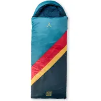 Grand Canyon Schlafsack UTAH 190 Deckenschlafsack – Komfortabler Schlafsack mit Kapuze, Organic Cotton Innenfutter und Rundum-Reißverschluss für Camping und Caravan