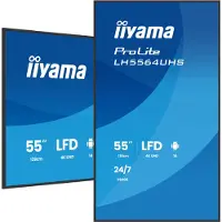 Iiyama LH5564UHS-B1AG, Digital Signage Flachbildschirm, 139,7 cm (55"), 3840 x 2160 Pixel, WLAN, 24/7