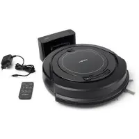 Top 1 Toys 3-in-1 Staubsaugerroboter mit Wischfunktion und Dockingstation - Schwarz