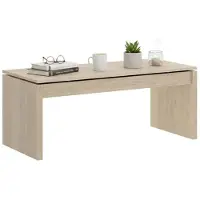 Dmora Couchtisch Cuar, 102 x 50 x 43 cm, Eiche