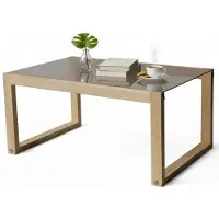 Dmora Aldino - Couchtisch, 85x55x40h cm Eiche Braun, Mit Zeitungsablage