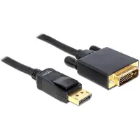 DeLOCK DisplayPort Stecker auf DVI 24 + 1 Stecker passiv, 5 m