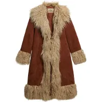 Superdry für Damen. W5012136A Afghanisches braunes Fell (M), Lässig, Polyester