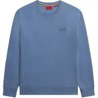 Superdry für Herren. M2013751A Essential Logo Crew Sweatshirt blau (XXL), Lässig, Baumwolle, Nachhaltig