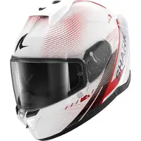 Shark Skwal i3 Speed Tech Helm, weiß/rot/schwarz, XS (53/54)