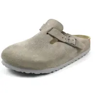 Birkenstock Boston Weichbettung Veloursleder Damen Clogs, Größe:41 EU