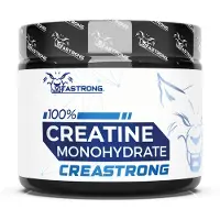 Vitastrong Creatin Monohydrat CreaStrong, 120 Kreatin Tabletten für Pre Workout, Intra Workout und Post Workout, Alternative zu Kreatin Kapseln, Kreatin Gummibärchen, Kreatin Pulver, Creatin Tabletten