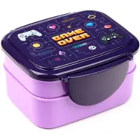 Puckator Bento Lunchbox mit Clipverschluss und Deckel