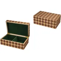 Philos Schachfigurenbox Spielzeug mit Rautenmuster 240x150x90 mm