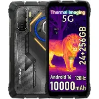 Blackview ROCK 3 6.78" 120Hz Outdoor Smartphone Ohne Vertrag, 32+256GB, Android 16, 108MP, 10000mAh, kabelloses Laden,Thermal Imaging, NFC, IP68/IP69K