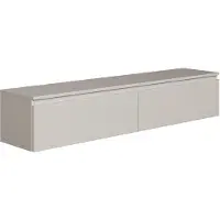 Selsey Bemmi - TV-Hängeboard, Greige, 150 cm