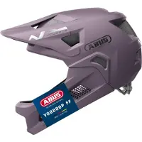 ABUS MTB-Helm YouDrop FF - Fullface-Helm für Kinder und Jugendliche - für den Einstieg in den Mountainbikesport - mit abnehmbarem Kinnschutz - Rot, Größe S