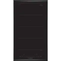 Bosch Serie 6 PXX375FB1E, Schwarz, Integriert, Zonen-Induktionskochfeld, Glaskeramik, 2 Zone(n), 2 Zone(n)