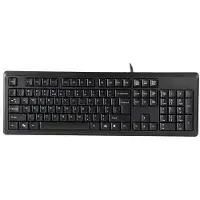 A4Tech KR-92, Volle Größe (100%), Kabelgebunden, USB, QWERTY, Schwarz