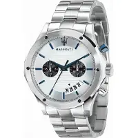 Maserati 8873627005 Herren-Armbanduhr, Edelstahl-Gehäuse, Metall-Armband