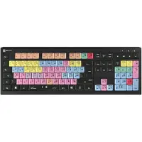 Logickeyboard ASTRA 2 - Volle Größe (100%) - Kabelgebunden - USB - Scherenschalter - QWERTZ - Schwarz