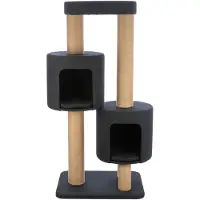 Trixie Kratzbaum XXL Teites, Drinnen, Polyester, Schwarz, 1480 mm