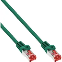 InLine Patchkabel, S/FTP (PiMf), Cat.6, 250MHz, PVC, Kupfer, grün, 40m, 40 m, Cat6, S/FTP (S-STP), RJ-45, RJ-45, Grün