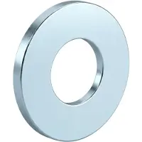 Industrial Quality Supplies ISO 8738 Flache Scheibe Stahl 16mm galvanisch verzinkt Produktklasse A 500 Stk
