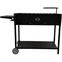 Grillpeter Mangal Batyr 80 Schaschlikgrill mit Ablage und Topfhalter