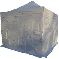 AK 3x3m ALU Profi Faltzelt Marktzelt Marktstand Tent 50mm Hex ALU mit Metallgelenken und FEUERHEMMENDEN PLANEN von AS-S