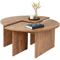Dmora Couchtisch Codroipo 90x90x41h cm Braun, Quadrat