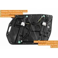VAICO V30-3934 Elektrischer Fensterheber Vorne Links passend für MERCEDES-BENZ E-Klasse Limousine (W213) E-Klasse T-modell (S213) E-Klasse All-Terrain