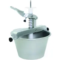 Schneider Gebäckfüller mit 1 Kolben-Pumpe, Praktischer Füller aus hochwertigem Edelstahl gefertigt, Volumen: 3 Liter