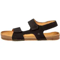 El naturalista Sandalen Damen/Herren N6003 NOBUCK BLACK / HORIZON Farbe Schwarz