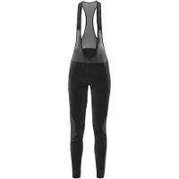 Löffler Loeffler lange Radhose W Bike Bib Tights AB Elastic für Damen – Schwarz