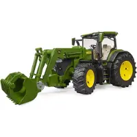 BRUDER Traktor - John Deere 7R 350 m. Frontlader - 03151 - - One Size - Autos
