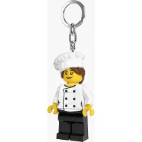 LEGO Minifigures Schlüsselanhänger mit Leuchtfunktion Gourmet Chef 8 cm