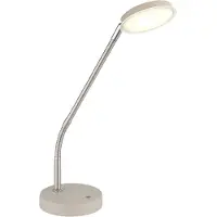 Globo Lighting LED Schreibtischleuchte SILVIO, Sand, Touchdimmer, Metall, H 53,5 cm
