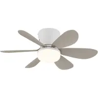 Globo Deckenventilator Delores Sandbraun