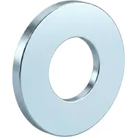 Industrial Quality Supplies ISO 8738 Flache Scheibe Stahl 5mm galvanisch verzinkt Produktklasse A 1000 Stk