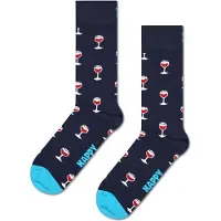 Happy socks Socken Wine Gift Set Unisex Blue / Red 2er-Pack-Schuhgröße 41 - 46